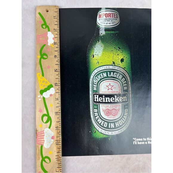 1987 Vintage Original Print Ad Heineken Beer America’s Largest Selling Imported - Picture 6 of 6